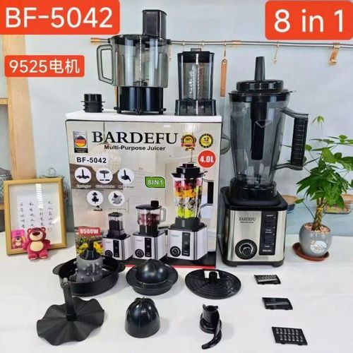 BARDEFU 4L 8-in-1 9500W Blender for juice, blending and crushing